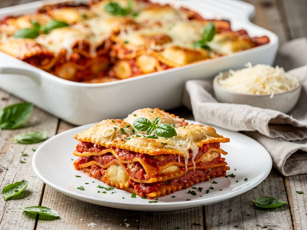 Lazy 30-Minute Ravioli Lasagna That Feeds the Whole Family