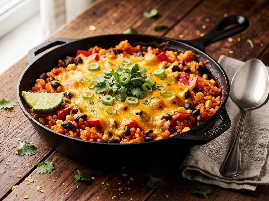Cheesy One-Pan Mexican Rice & Beans: A Real Budget Dinner Under $5