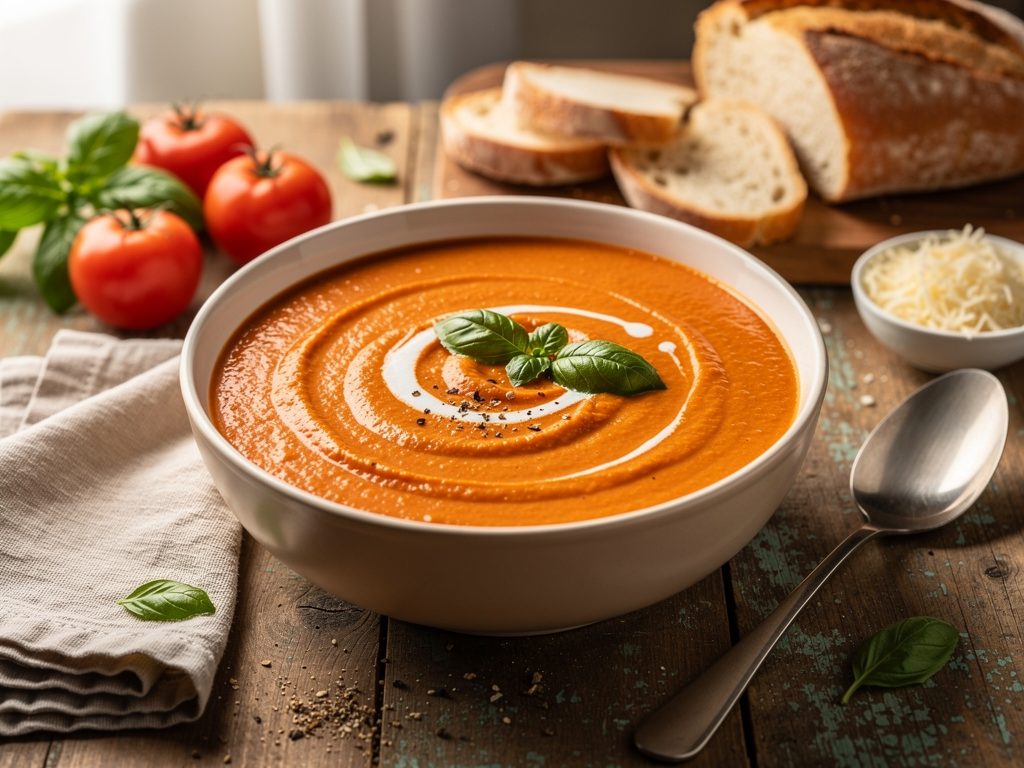 Creamy Tomato Basil Soup: A Budget-Friendly Freezer Meal the Whole Family Will Love