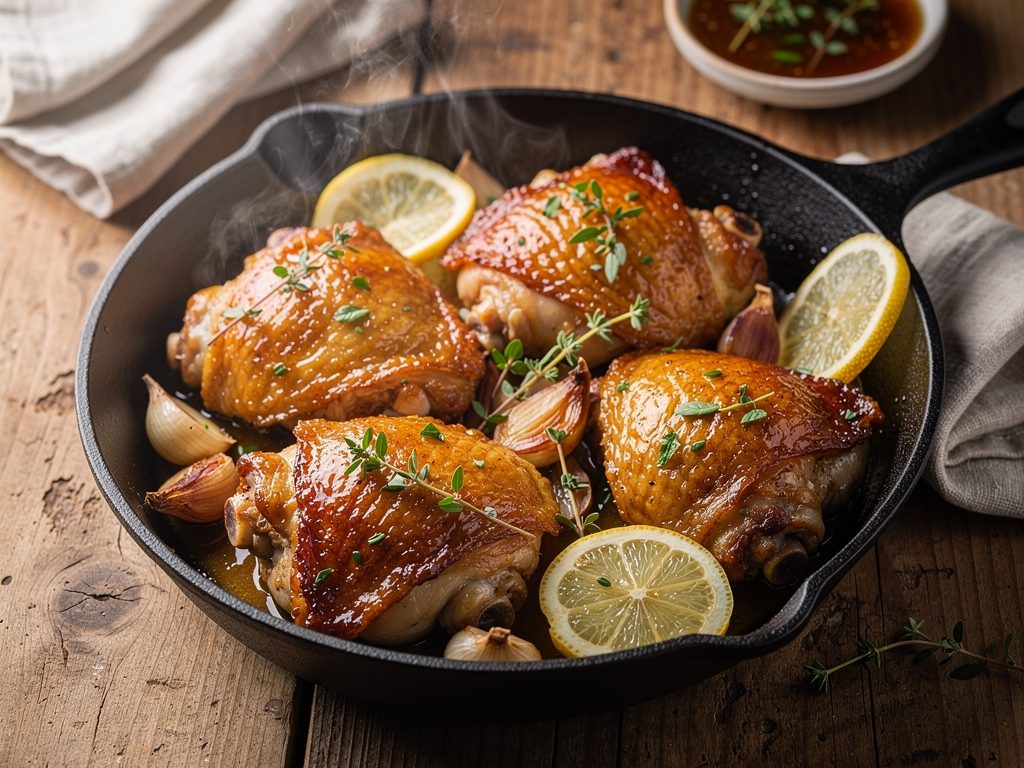 One Pan Honey Garlic Chicken Thighs Ready in 25 Minutes