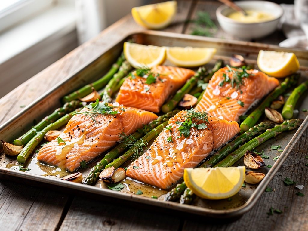Sheet Pan Garlic Butter Salmon & Asparagus: A Real Weeknight Hero
