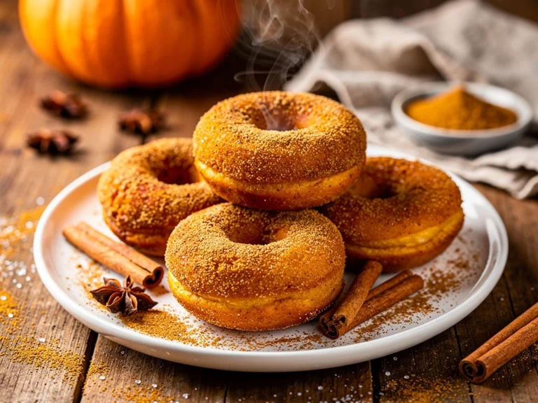 Air Fryer Pumpkin Spice Donuts Ready in 15 Minutes