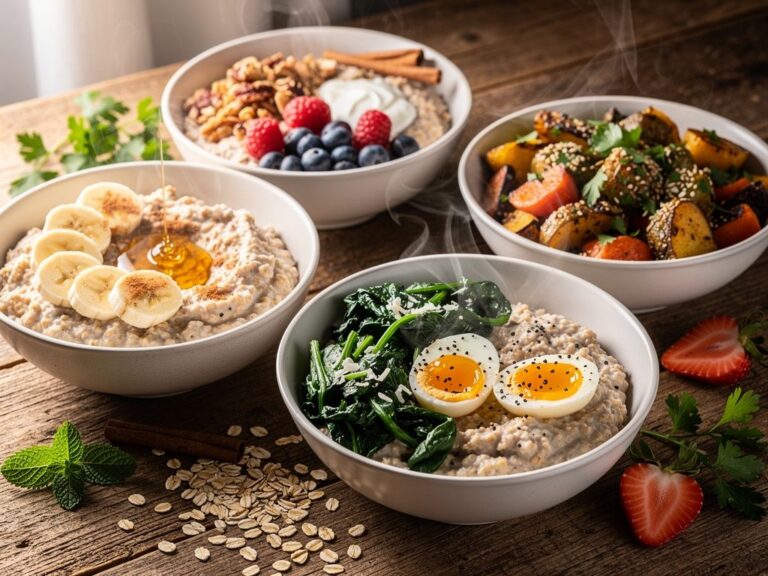 Budget Oatmeal 4 Ways: Sweet and Savoury Bowls You Will Actually Love