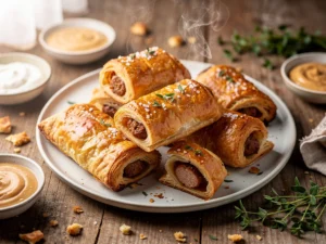Easy Sausage Rolls for Bonfire Night Party Food