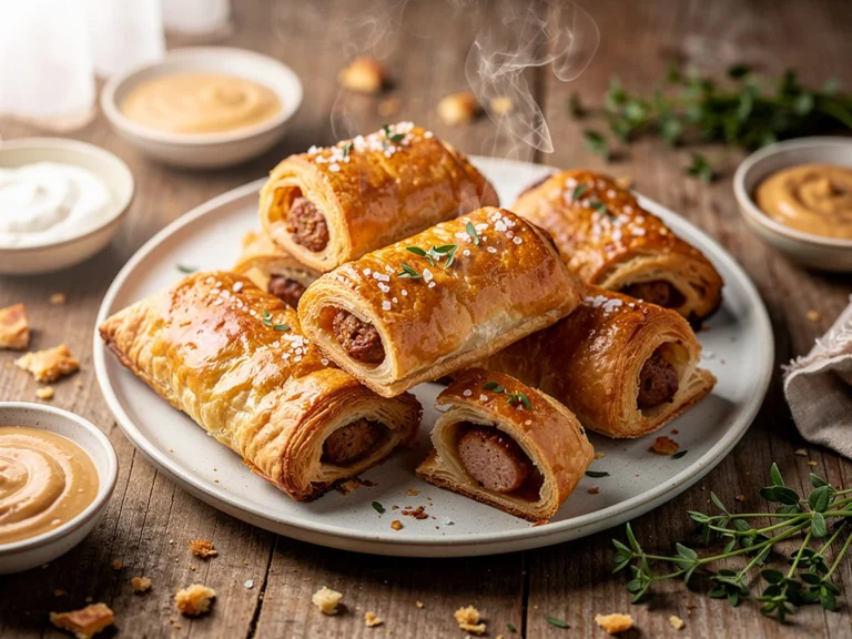 Easy Sausage Rolls for Bonfire Night Party Food
