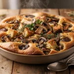 Wild Mushroom Focaccia Stuffing for Thanksgiving That Everyone Will Ask About
